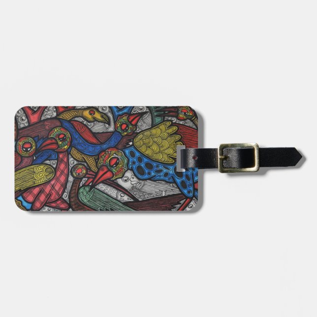 Bird conference luggage tag (Front Horizontal)