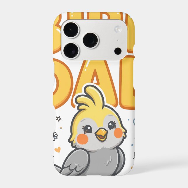 Bird Dad Funny Pet Lover Phone Case (Back)