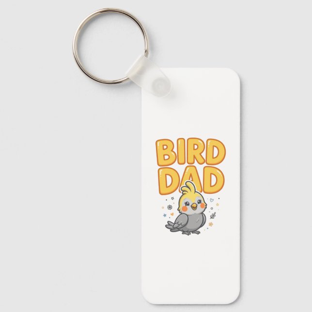 Bird Dad Keychain (Front)