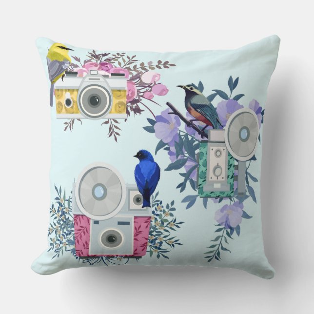 Bird Decorative Pillow (Front)