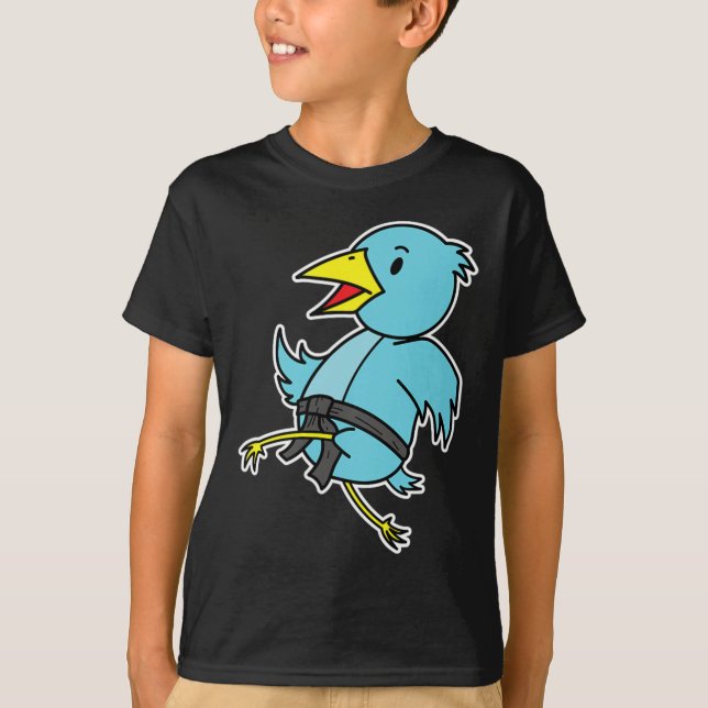 Bird Does Karate  T-Shirt (Front)
