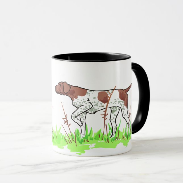 Bird Dog and Pheasants Mug (Front Right)
