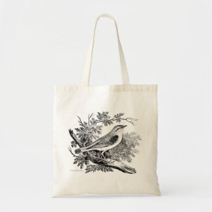 Bird Engravings - a Wood Warbler Tote Bag