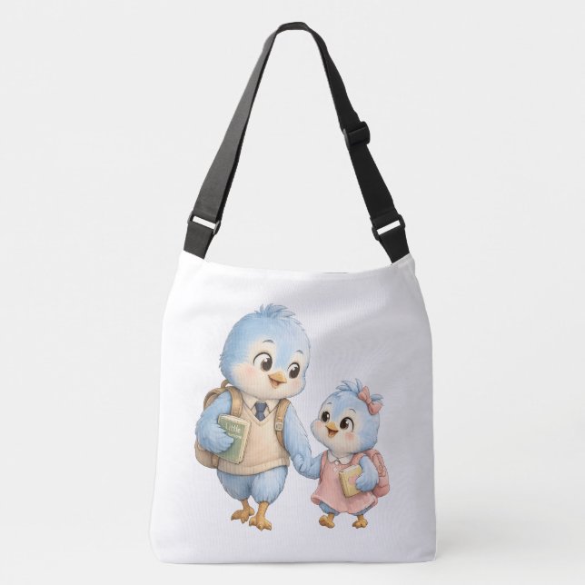 Bird Family Everyday Shoulder Bag (Front)