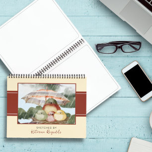 Bird Family   Shelter from the Storm Personalised Notebook