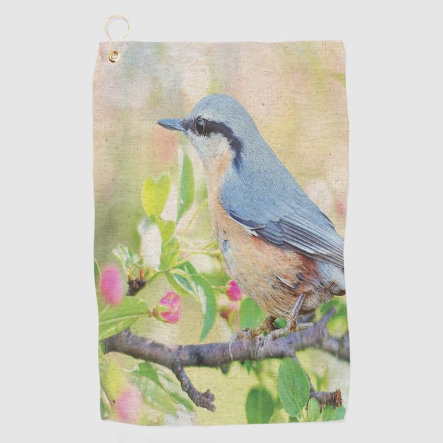 Bird Fanatic Golf Towel (Front)