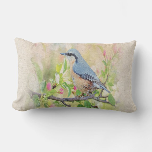 Bird Fanatic Lumbar Cushion (Front)