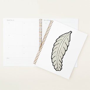 Bird Feather Spiral Planner