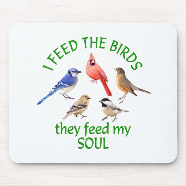 BIRD FEEDER MOUSE PAD (Front)