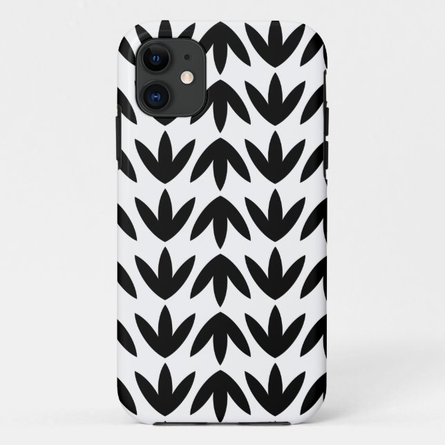 Bird Feet - Black on White Case-Mate iPhone Case (Back)