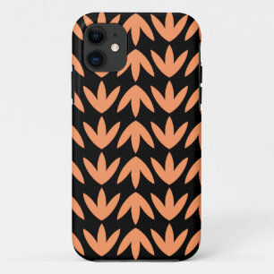Bird Feet - Peach and Black.pdf Case-Mate iPhone Case