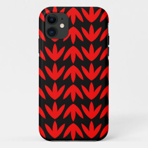 Bird Feet - Red and Black.pdf Case-Mate iPhone Case