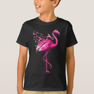 Bird Flamingo Breast Cancer Awareness T-Shirt