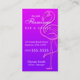 Bird / Flamingo Business Card