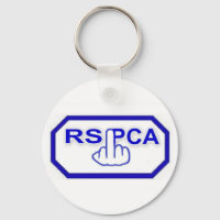 Bird Flipping Key Ring