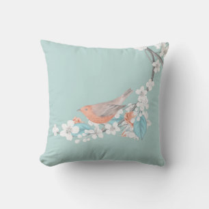 Bird & Flowers Cushion