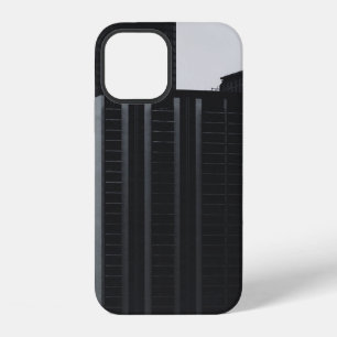 BIRD FLYING ABOVE PEOPLE WALKIN NEAR EIFFEL TOWER iPhone 12 CASE