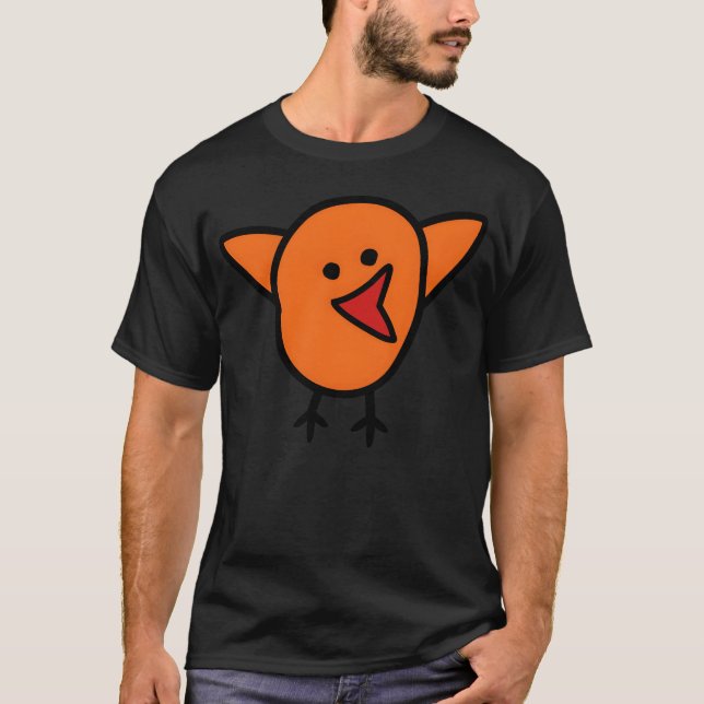 bird friends retro T-Shirt (Front)
