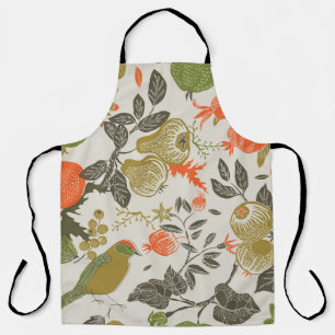Bird Fruit Garden: Seamless Apron