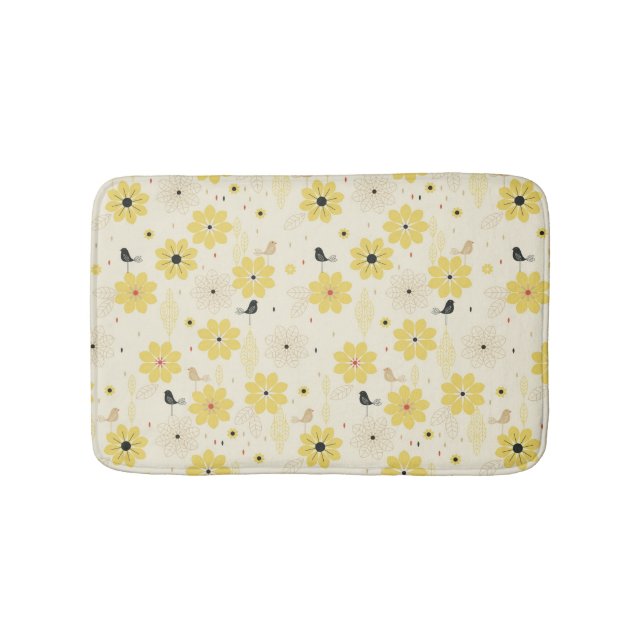 Bird Garden Bath Mat (Front)