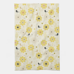 Bird Garden Tea Towel