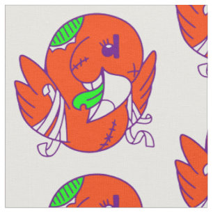 bird halloween animal zombie creepy fabric