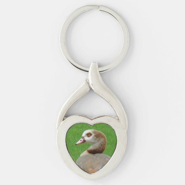 Bird Heart Keychain (Front)