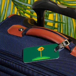 Bird House Luggage Tag