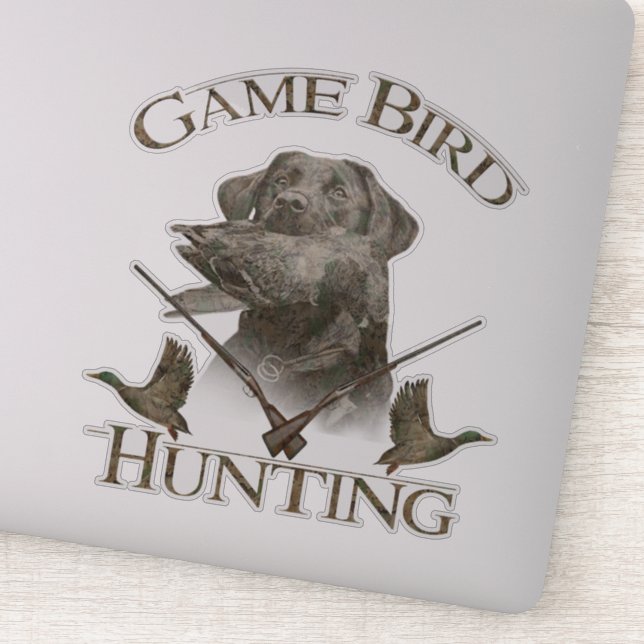 bird hunting   Sticker (Detail)