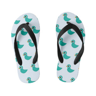 Bird Illustration Kid's Jandals