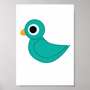 Bird Illustration Poster