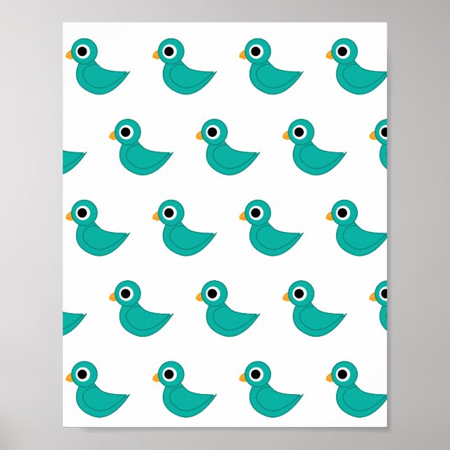 Bird Illustration Poster (Front)