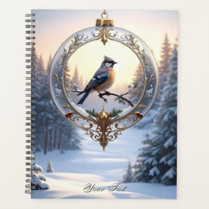 Bird in Christmas Ornament Planner