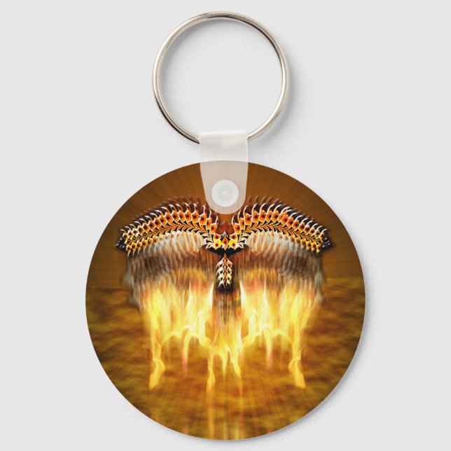 Bird in Flight Key Ring (Front)