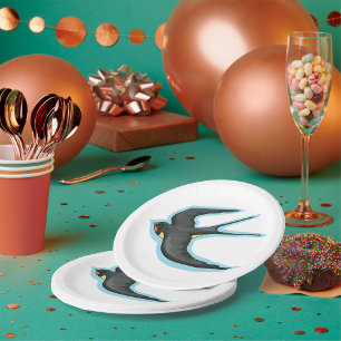 Bird In Flight Paper Plate