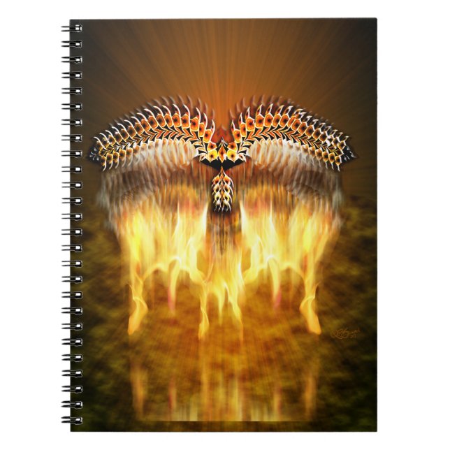Bird in Flight Spiral Notebook (Front)