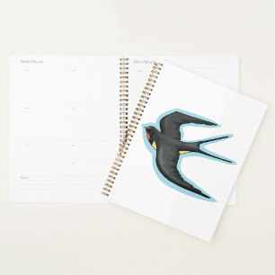 Bird In Flight Spiral Planner