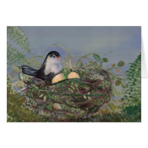 Bird in Nest Card