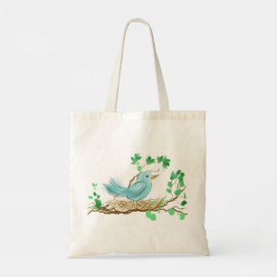 Bird in Nest Tote Bag