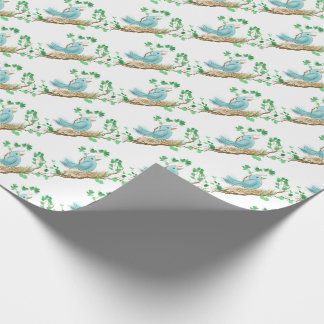 Bird in Nest Wrapping Paper