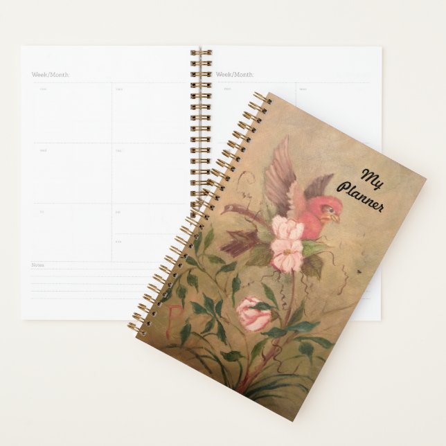 Bird in the Flowers Planner (Display)