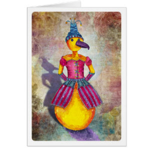 Bird Lady Card