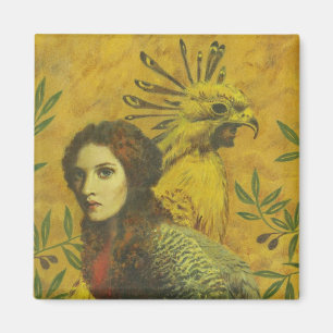 Bird Lady Magnet