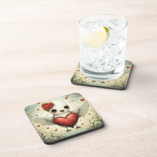 Bird Love 2 Coaster (Right Side)