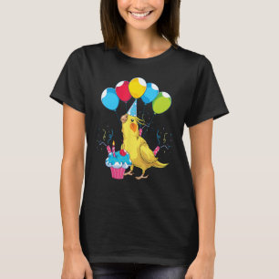 Bird Lover Birthday Party Animal Lover Parrot Cute T-Shirt