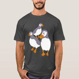 Bird Lover Ornithology Bird Watcher Puffin vintage T-Shirt