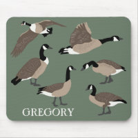 Bird Lovers Canada Geese Illustration Personalised