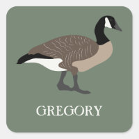 Bird Lovers Canada Geese Illustration Personalised