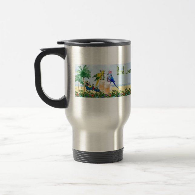 Bird Lovers Uncaged Commuter Mug (Left)