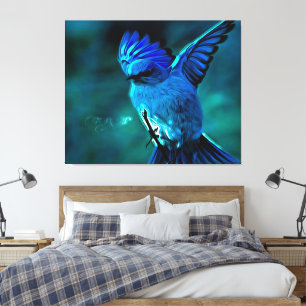 Bird Models: Mountain Bluebird 01-01 Canvas Print